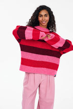 Sweter z wełną Berry Flame
