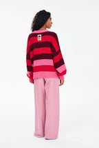 Sweter z wełną Berry Flame