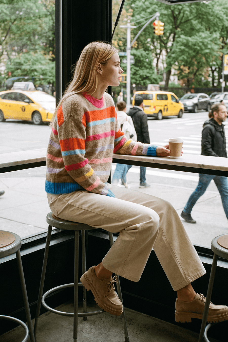 Sweter Retro Frequency