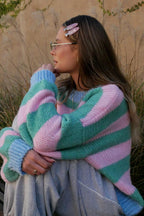 Sweter z wełną Cozy Bubble