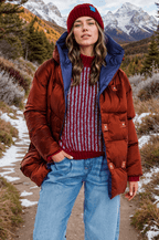 Dwustronna kurtka zimowa Alaska Cinnamon Cloud
