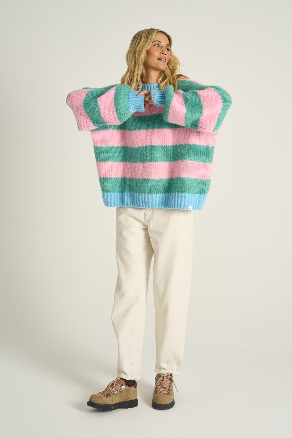 Sweter z wełną Cozy Bubble