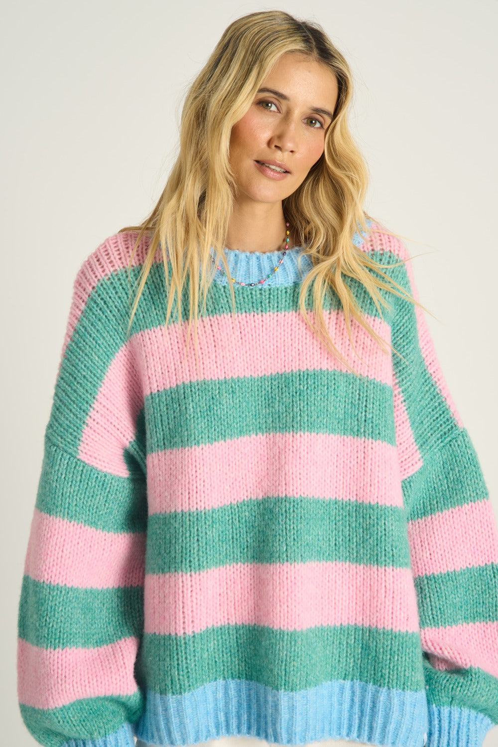 Sweter z wełną Cozy Bubble