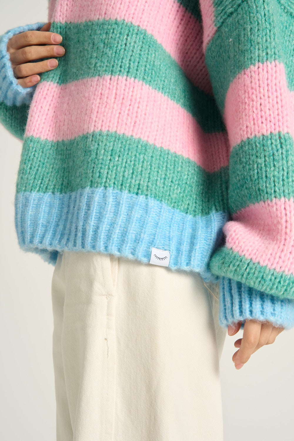 Sweter z wełną Cozy Bubble