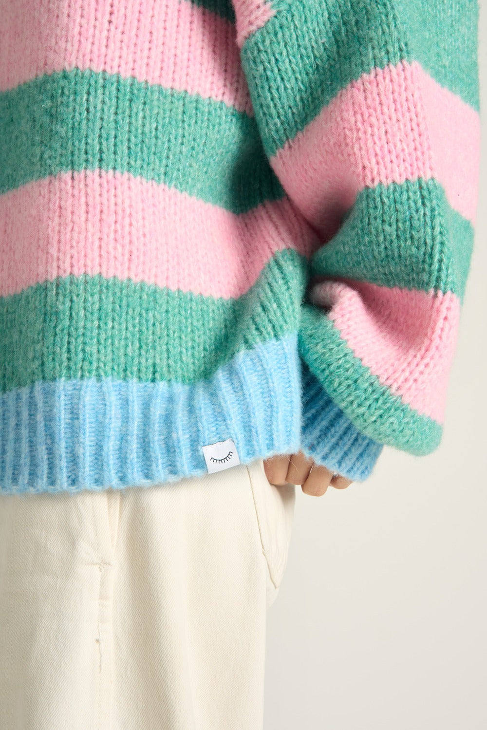 Sweter z wełną Cozy Bubble