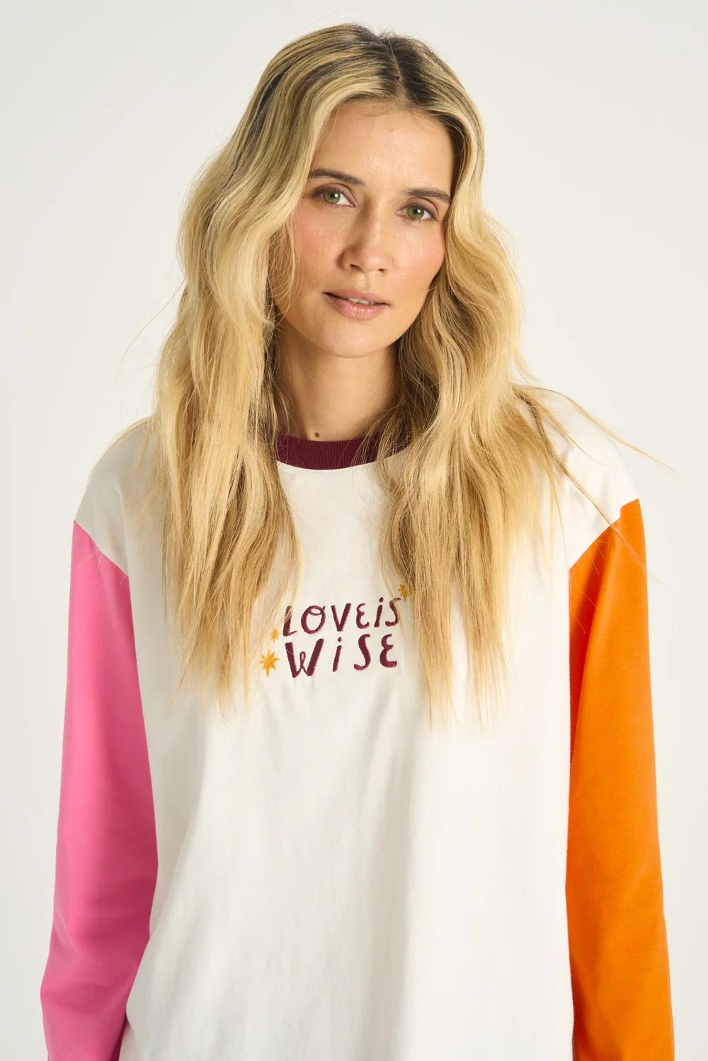 Longsleeve Painted Love  x Loveis Wise