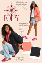 Kurtka dwustronna Poppy Pink Thunder