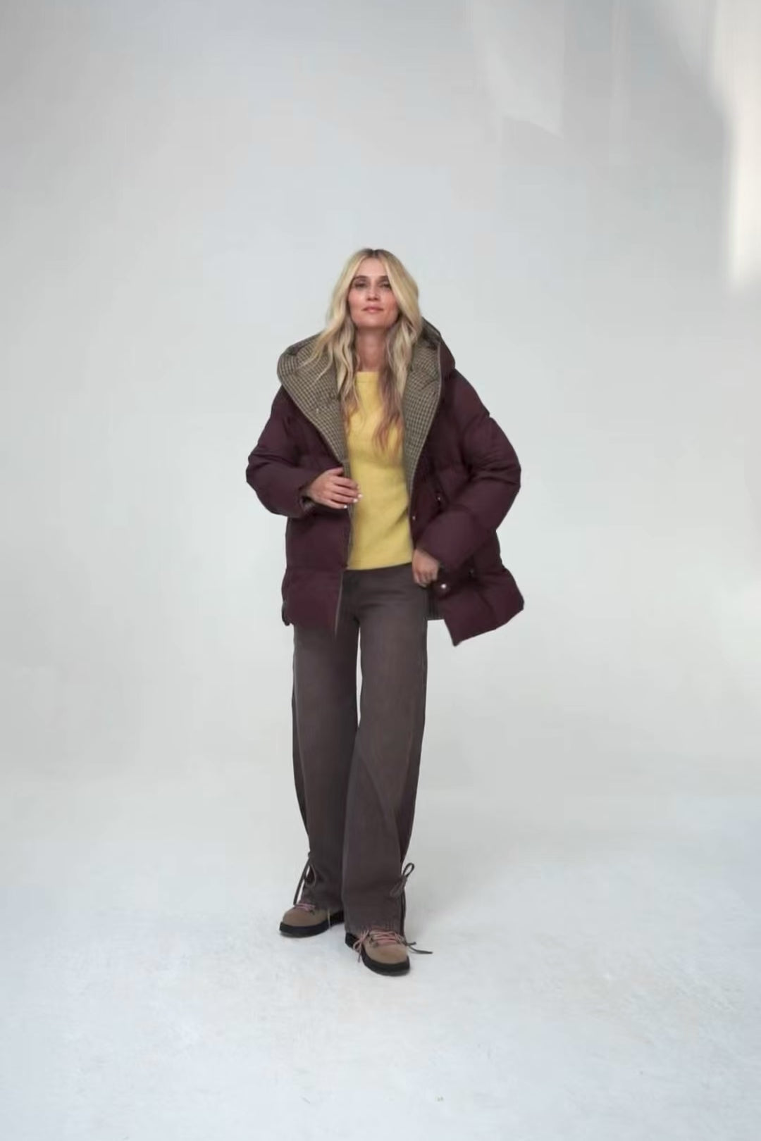 Dwustronna kurtka zimowa Alaska Moody Plaid